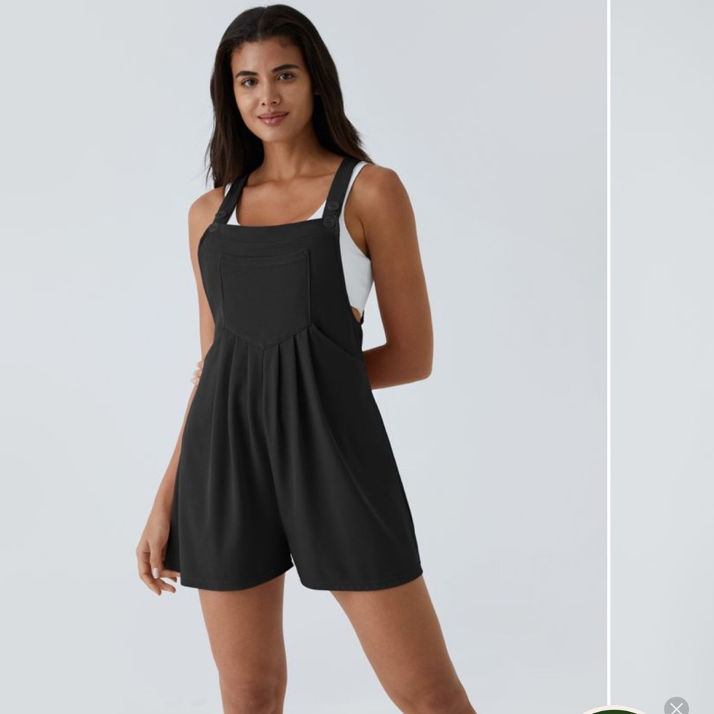 Halara Waffle Overalls